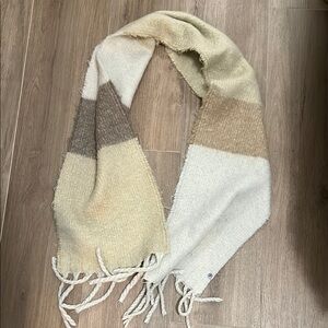 Banana Republic Striped Scarf with Fringe